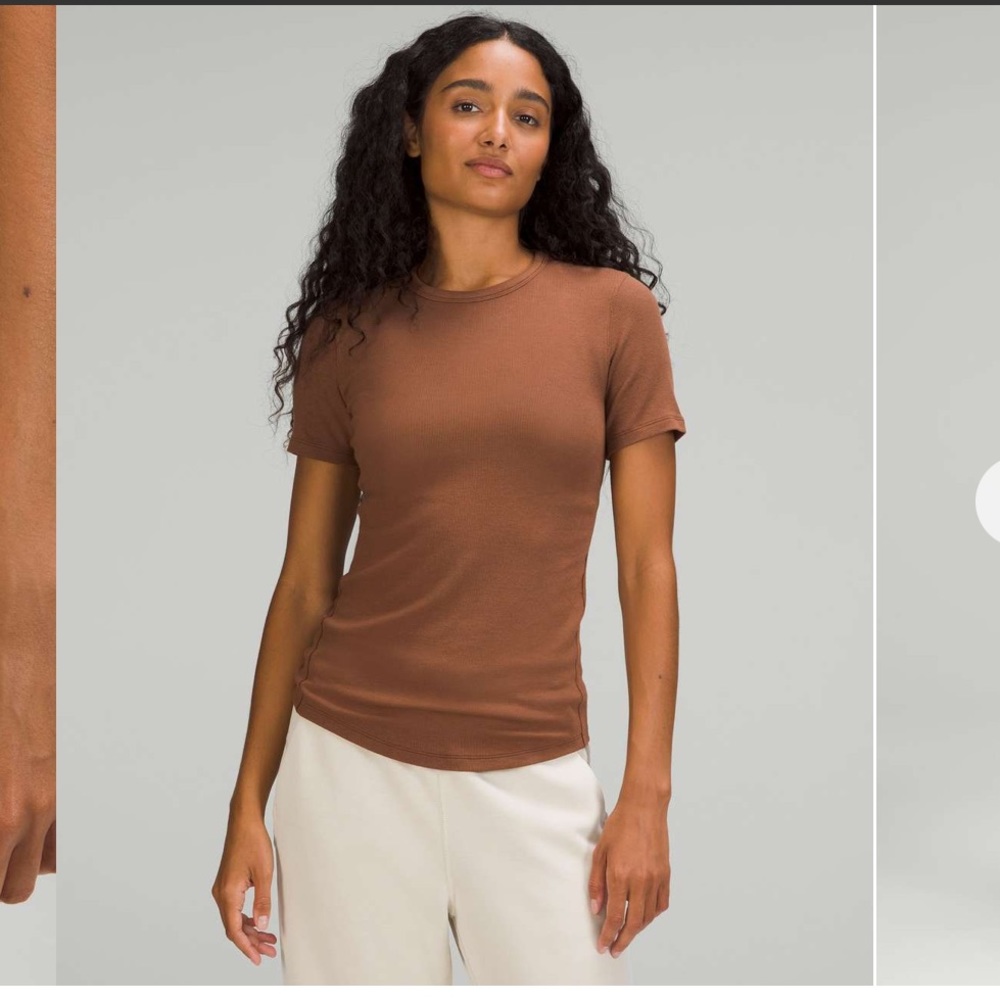 NWT Lululemon Hold Tight Short Sleeve Size 8 RARE COLOR Roasted Brown